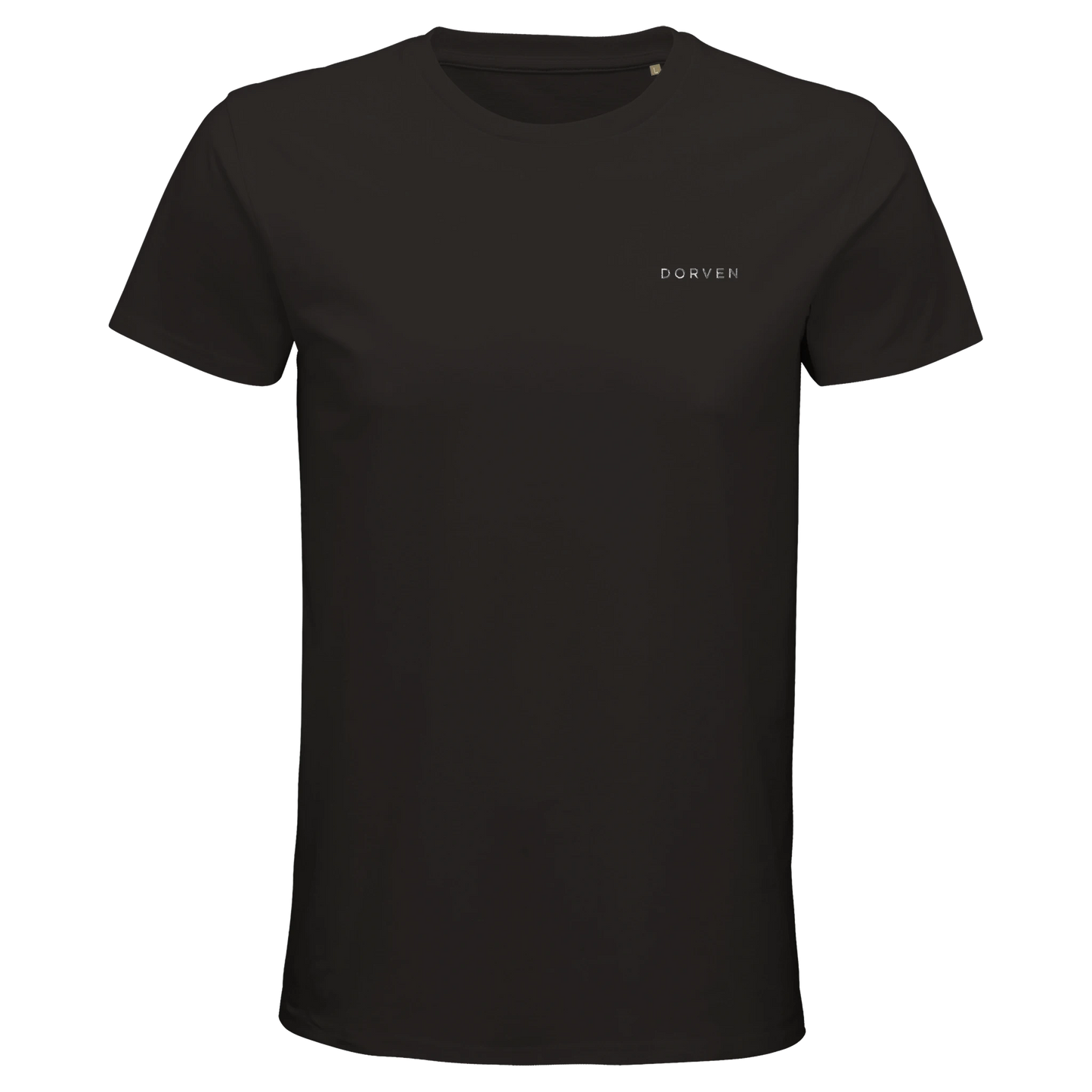 DORVEN Essential T-Shirt Schwarz – Vorderansicht
