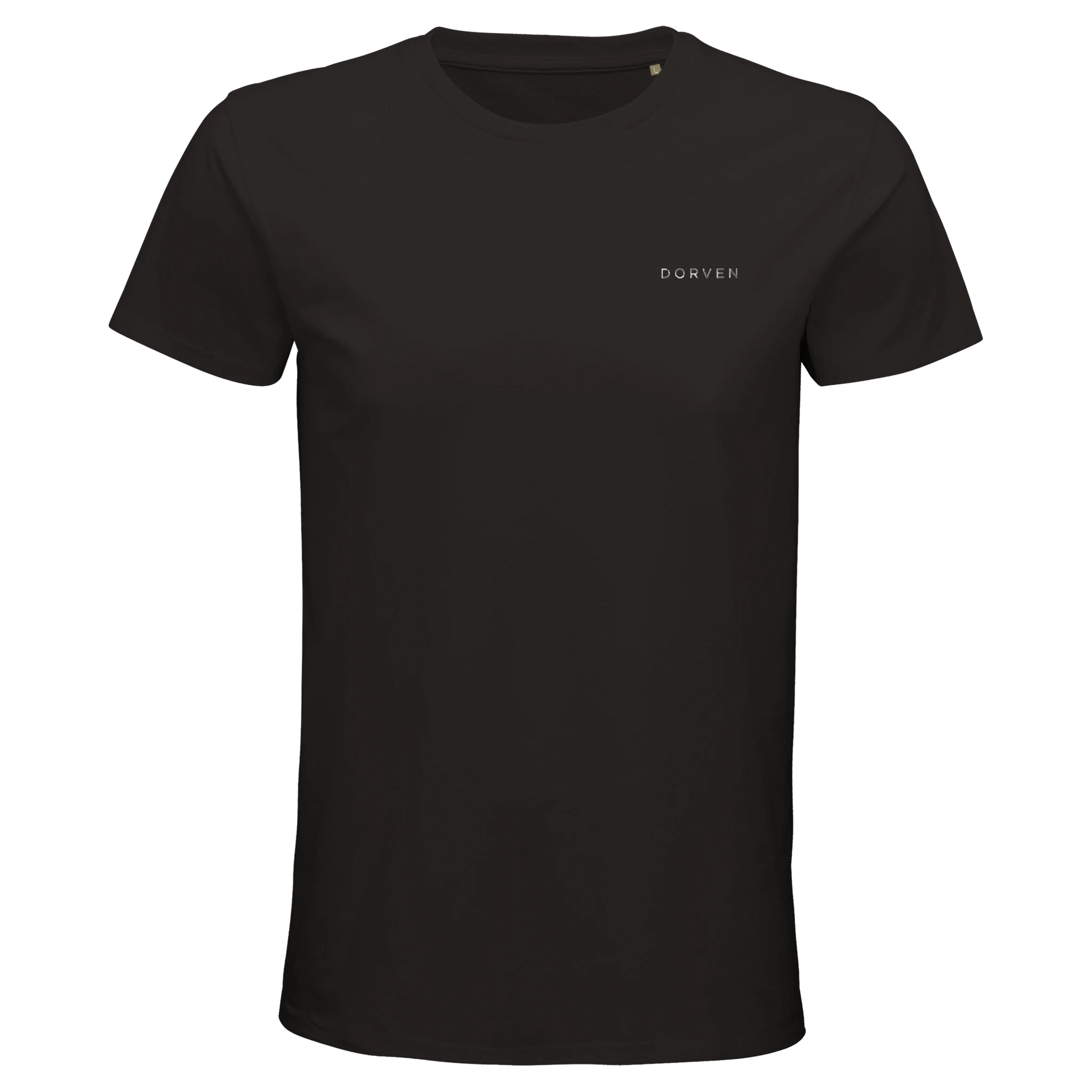 DORVEN Essential T-Shirt Schwarz – Vorderansicht
