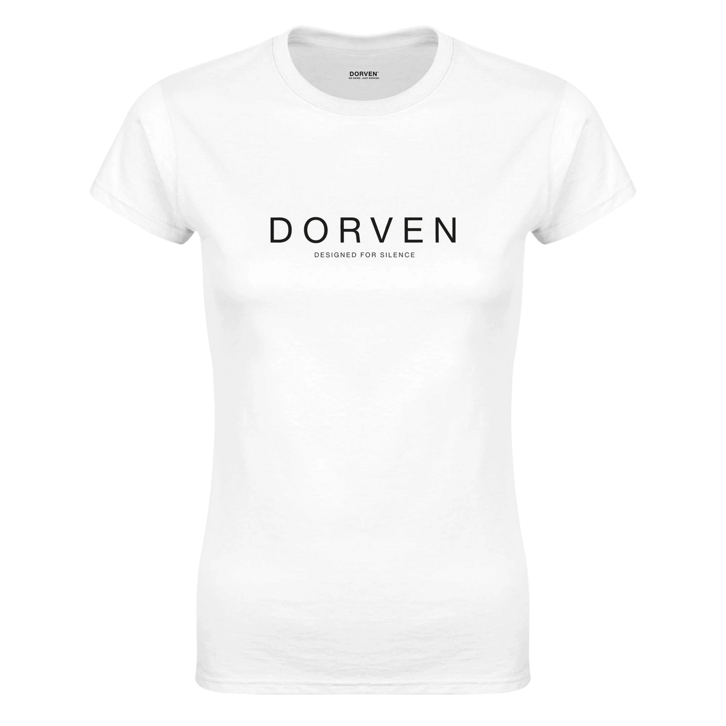 ORVEN Essential T-Shirt Damen Weiß – Vorderansicht
