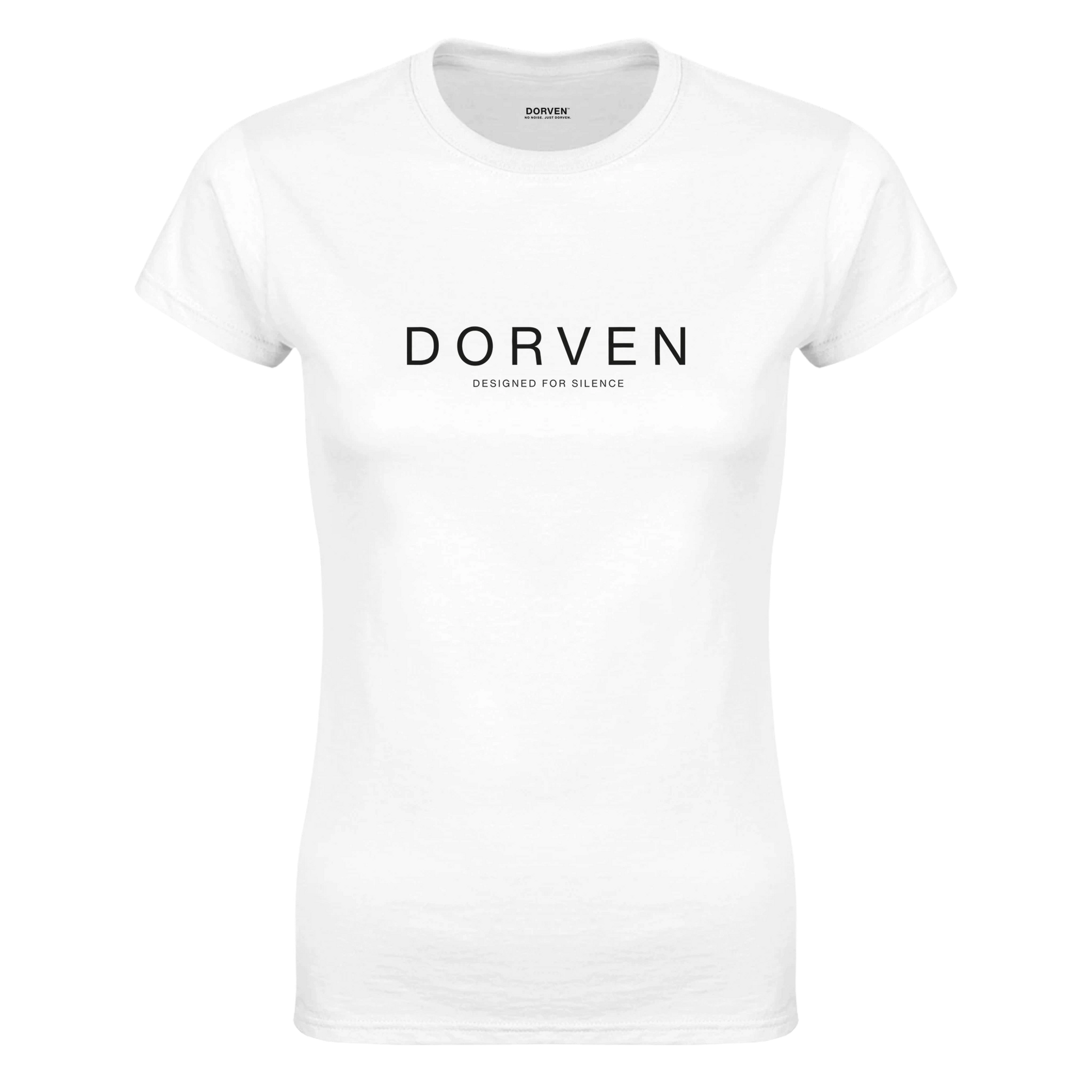 ORVEN Essential T-Shirt Damen Weiß – Vorderansicht