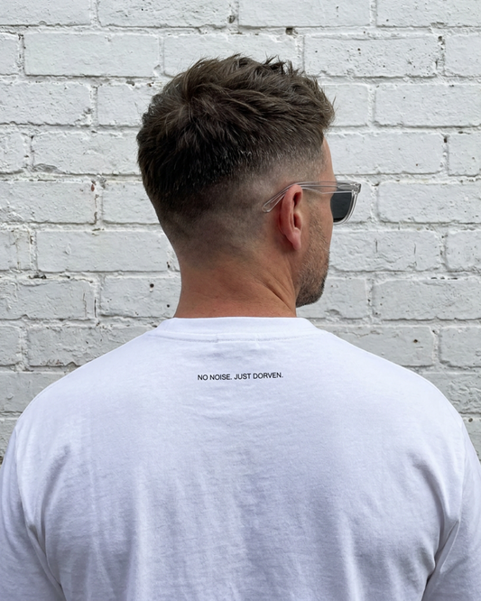 DORVEN Core T-Shirt No Noise – Nackenprint Trageansicht