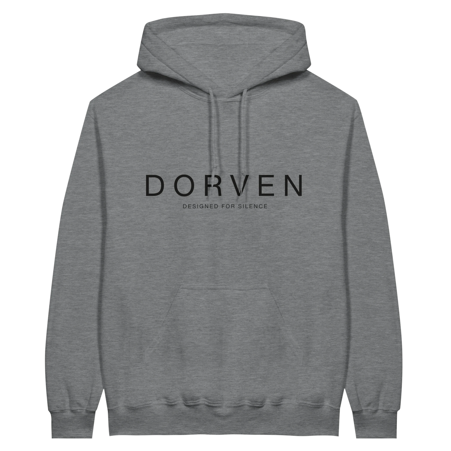 DORVEN Signature Hoodie Sport Grey – Vorderansicht