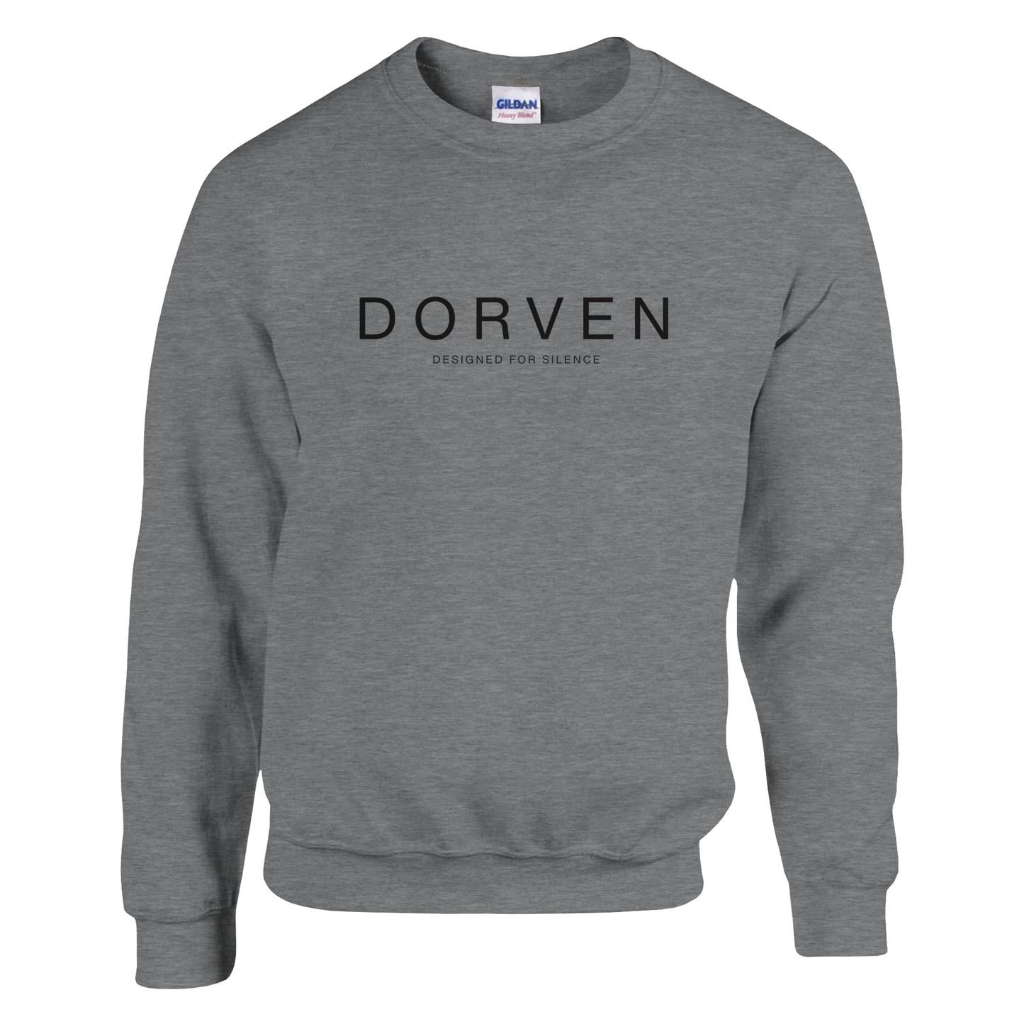 DORVEN Essential Crewneck Grau – Vorderansicht