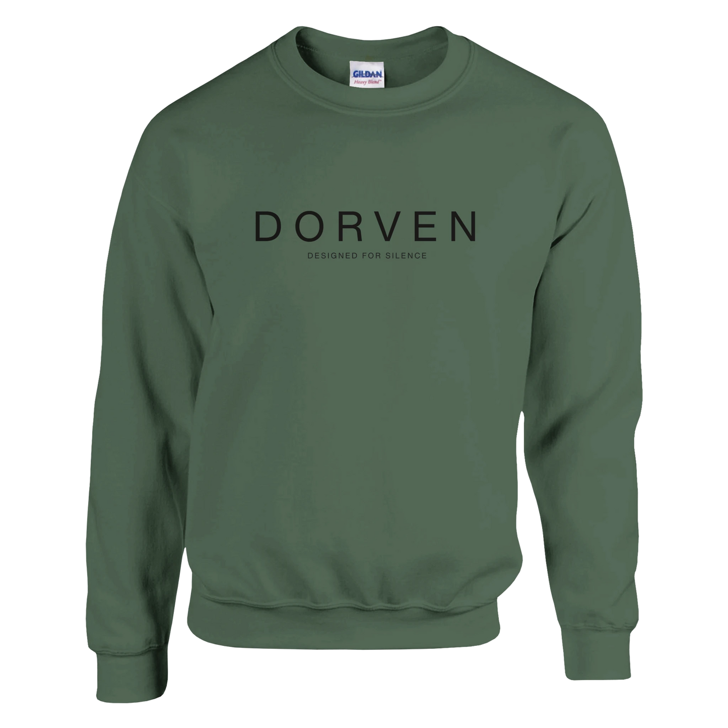 DORVEN Essential Crewneck Military Green – Vorderansicht